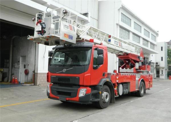Buy cheap 32 Meters Telescopic Boom 90km/H Aerial Ladder Fire Truck H-shape Outrigger from wholesalers