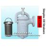Buy cheap Flange Cast Iron single oil filter, single cylinder oil filter JIS F7209-100s-type from wholesalers