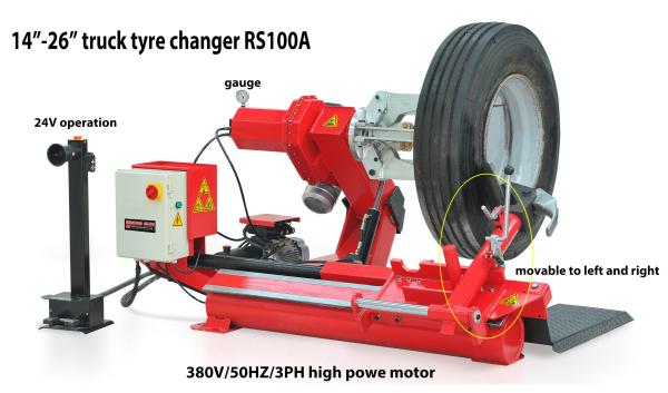 Buy cheap CE approved 220V Heavy duty tire changer truck service equipment for sale CE from wholesalers