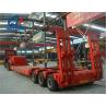 Buy cheap 100-120tons 3 Lines 6 Axles Low Bed Semi Truck Trailer with 2 Lines 4 Axles Dolly Trailer from wholesalers