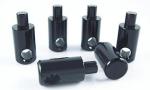CNC Turning Parts safety pin bolt Material Steel plug pin latch color black