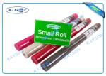 Heat Shrink Film Packed Roller Non Woven Tablecloth White / Red / Blue / Pink
