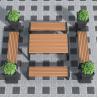 Buy cheap Extra large planter pots and outdoor urban bench with flower pot from wholesalers