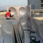 Sus304 Pu Cubic Insulated Water Tank Squareshape For Family / Hotel / Medical