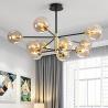 Buy cheap Nordic Modern LED Chandelier 5/8/10/12 Lamp E27 Round Ball Light(WH-MI-241) from wholesalers