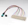 Buy cheap MPO MTP LC 12 Core Fiber Patch Cord For Network Rack / Panel from wholesalers