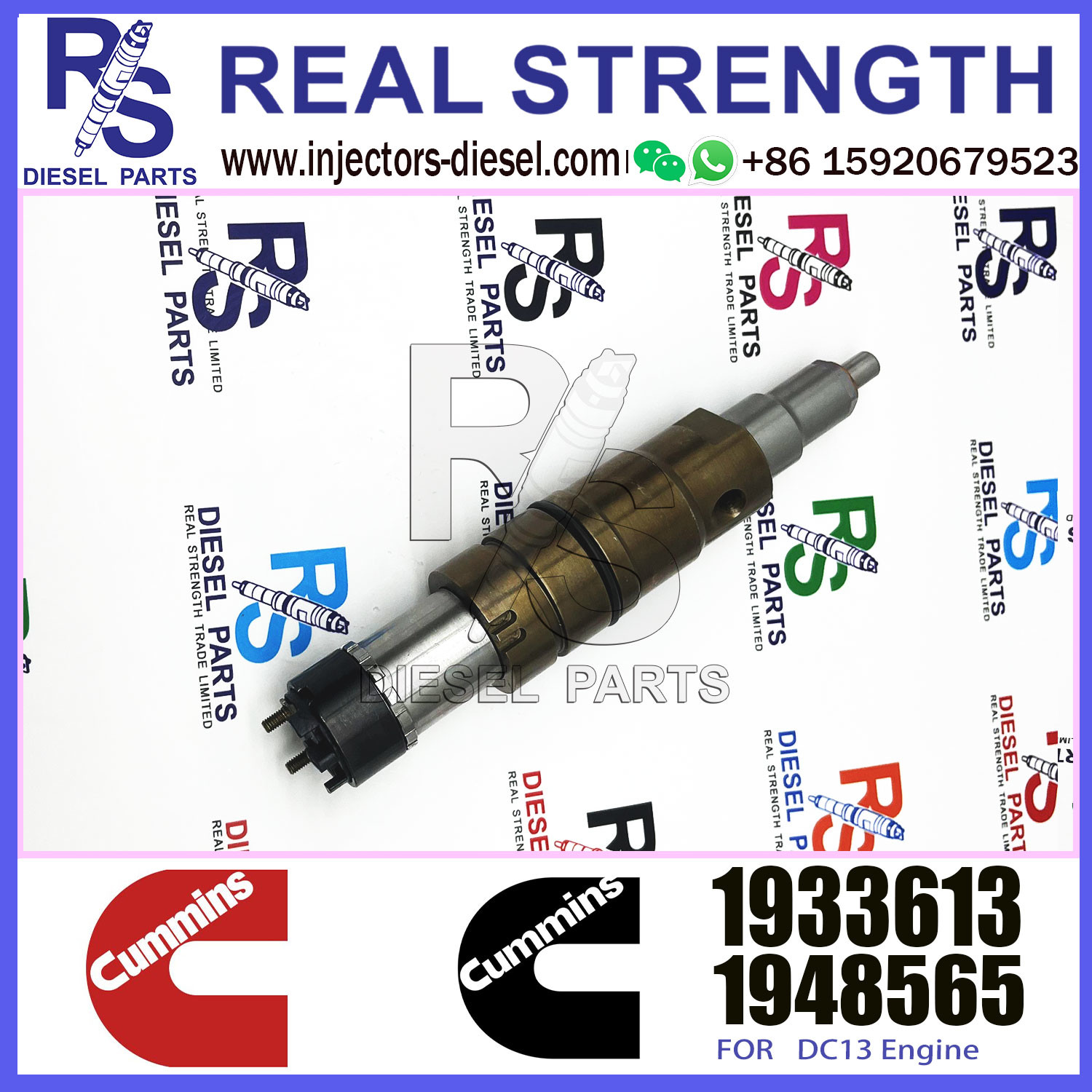 1881565 Common Rail Diesel Engine Fuel Injector 2031835 1933613 2872544 For SCANIA