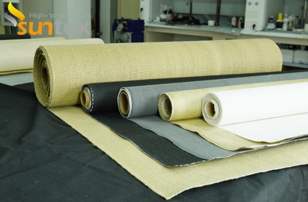 Fiberglass Manufacture Silica Coated Cloth Fabric high temperature fiberglass