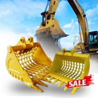 Buy cheap Backhoe Excavator Skeleton Bucket Attachment Nm400 Q355B Steel Material product