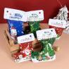 Buy cheap Customized Shape Plastic Mylar Bags, Christmas Gift Packaging Bag With Zip from wholesalers