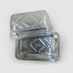 Silver Shallow Oblong Disposable Foil Pans for Household Container Food Aluminum