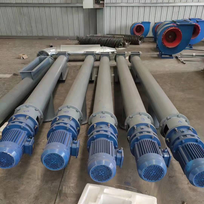 OEM U-Shaped Sludge Screw Feeding Machine Conveyor System Tubular Screw Auger Conveyor