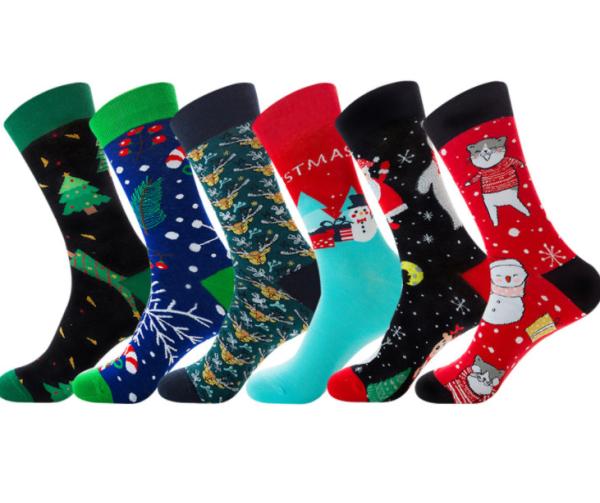 Customized Logo Kids Christmas Socks Or Stocking Funny Christmas Socks For