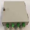 Buy cheap Indoor Wall Mounted Fiber Optic Distribution Box for 8F Duplex LC FTTX Networks from wholesalers