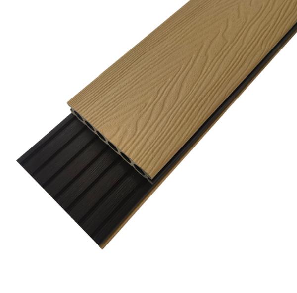 Co Extruded Wood Plastic Composite Wood Deck Boards Outdoor Garden Decoration