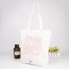 Buy cheap 2019 Ladies Canvas Tote Handmade Logo Printed Shopping Bags Reusable from wholesalers