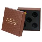 Customized Paper Chocolate Box Packaging Luxury Lid And Base Biodegradable