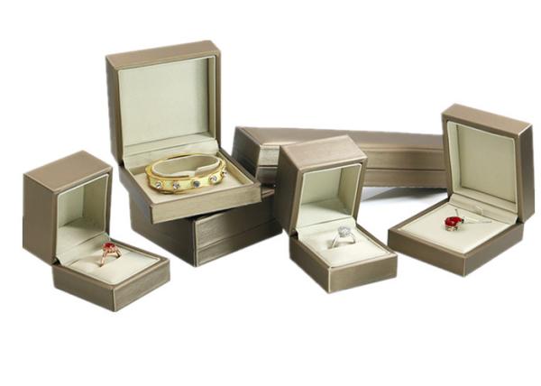 Buy cheap Handmade Small Leather Jewelry Box Case High Glossy Custom Logo Color High Grade from wholesalers
