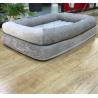 Buy cheap Orthopedic Memory Foam Bolster Dog Bed Non Slip Bottom Fabric 8lbs - 16lbs from wholesalers