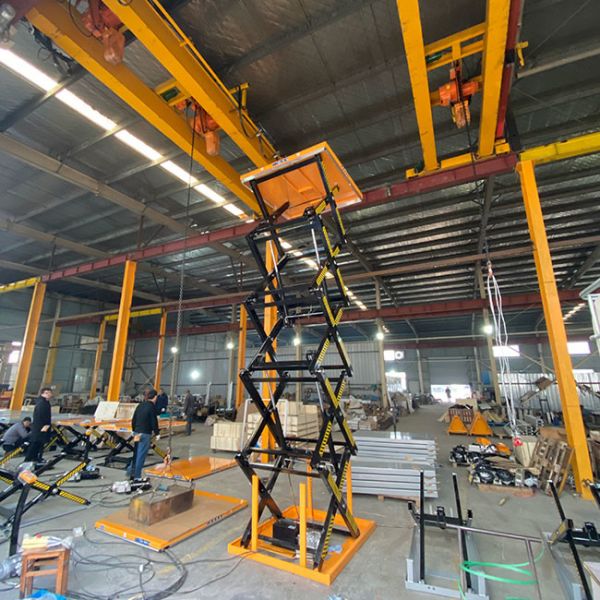 CE Max Height 4.8M 500kg Electric Industrial Hydraulic Electric Lift Table