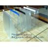 Buy cheap Zipper Eva Bag Waterproof Pvc Bag Transparentstitching Red Zipper Clear Frosted Plastic EVA Zipper Cosmetic Makeup Bag from wholesalers