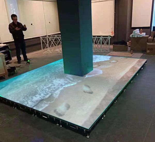 Buy cheap P4.81 Led Floor Tile Screen KTV Bar Indoor Full Color Led Display from wholesalers