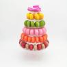 Buy cheap 4-Layer Smaller Macaron Tower Plastic Material And PVC Type Stand from wholesalers