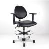 Buy cheap Anti Static Synthetic Leather Adjustable Workbench Stoo For Lab / Cleanroom from wholesalers