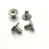 Buy cheap Collar Hollow Stainless Steel Rivet T Cap ANSI Standard 1.583g Weight 13x10mm Hollow Tubular Rivets Steel Bushing from wholesalers