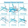 Buy cheap PS761 Small Head Disposable Digital Printer Cleaning Swabs Polyester Swab from wholesalers