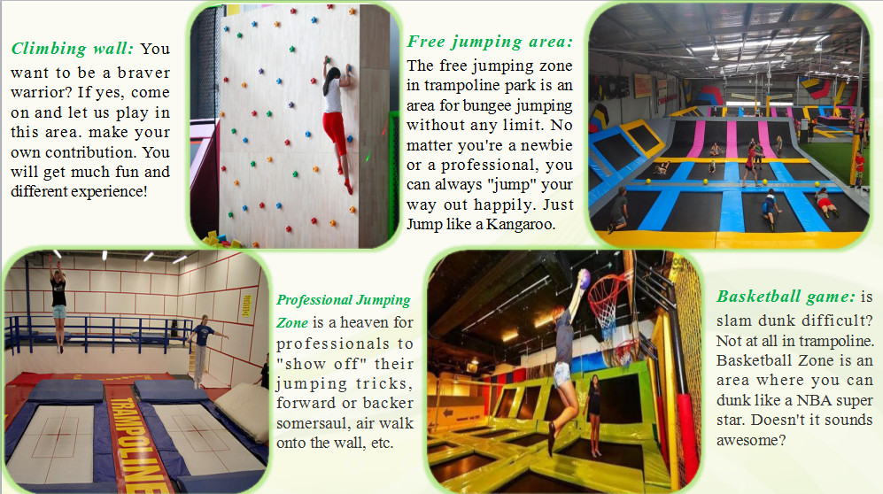 398M2 Big Indoor Trampoline Center Discount Large Children Trampoline with Professional Jumping Zone