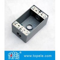 Buy cheap UL Standard Weatherproof Electrical Boxes---- One Gang 3 Holes Outlet Boxes product