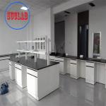 Adjustable Height Chemistry Lab Bench L Shaped Laboratory WorkbenchFFor Hospital