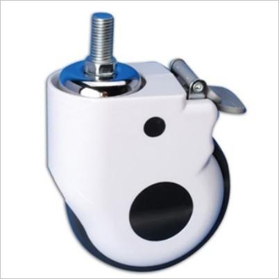 Buy cheap Locking Caster Rubber Caster Wheels Hardwood Floors Care Equipment 5 In from wholesalers
