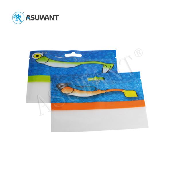 Buy cheap Small Heat Sealing Sachet Fish Food Packaging Bags With Window Zipper from wholesalers
