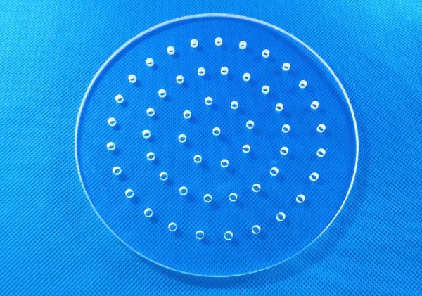 Buy cheap Chemical Quartz Glass Sheet , Fused Glass Plates Ground Polished Heat Resistant from wholesalers