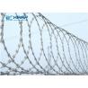 Buy cheap Razor Blade Fencing Wire Razor Barbed Wire , Razor Ribbon Wire Stainless Steel from wholesalers