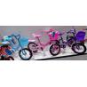 Buy cheap Bicycle size 12" Purple Carbon Steel Frame Two-Wheeled Bike with Sponge Seat 2023 from wholesalers
