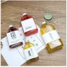 Buy cheap ISO9001 Glass Flat Water Wine Bottle Clear 100ml 200ml Whiskey Container from wholesalers