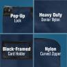Buy cheap LAMINATED NYLON HIPAA LOCKING COURIER BAGS W/ HANDLES - 19W X 15H - READY TO SHIP from wholesalers