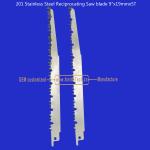201 Stainless Steel Reciprocating Saw blade 9"x19mmx5T Cutting Wood,Bamboo