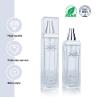 Buy cheap 100ml 120ml Square Transparent Lotion Bottles Small Glass Containers For Cosmetics from wholesalers