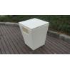 Buy cheap All Weather White PE Rattan Storage Box White Aluminum Frame from wholesalers