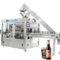 Buy cheap Plastic Glass Automatic Beer Filling Machine 0.33-1L PET Bottle product
