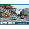 Buy cheap RAL Powder Coating Telescopic Traffic Lighting Post Single Arms For Crossing Road from wholesalers