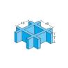 Buy cheap FRP Square Hinged Manhole Cover Sewer Grate Grille Frame SMC 560 X 630mm from wholesalers