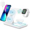 Buy cheap Wireless Charger, 3 in 1 Wireless Charging Station, Fast Wireless Charger Stand for iPhone 15 14 13 12 11 Pro Max XR XS from wholesalers