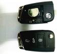5G6 959 753 AG Flip Key Fob 3 Button Remote Key For VW Volkswagen GOLF