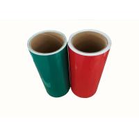 Buy cheap Flexiable Traffic Reflective Sign Vinyl Film White Red Green Colored Custom product