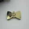 Buy cheap Simple custom shiny gold butterfly bow pattern zinc alloy fashion locks for purse from wholesalers